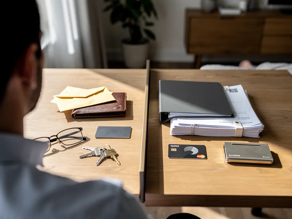 Business owner reviewing financing terms to shield personal assets from company debt