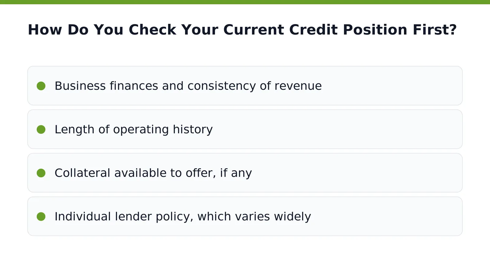 Advisor reviewing a business credit report and lender match results