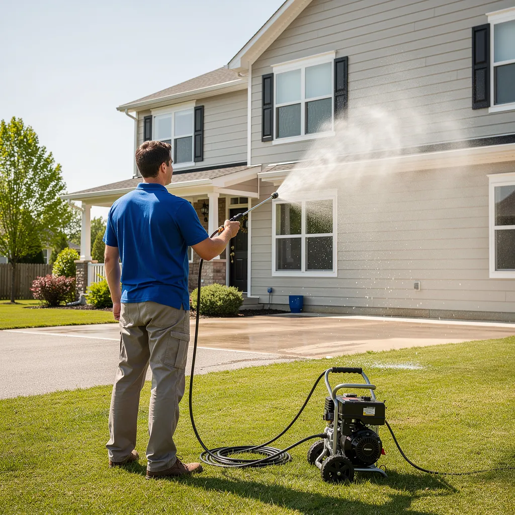 What Makes Soft Washing Different From Pressure Washing, Soft Washing Works for Exteriors
