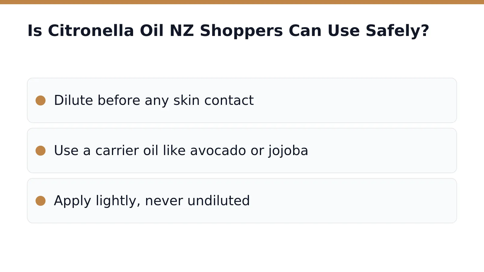 Is Citronella Oil NZ Shoppers Can Use Safely
