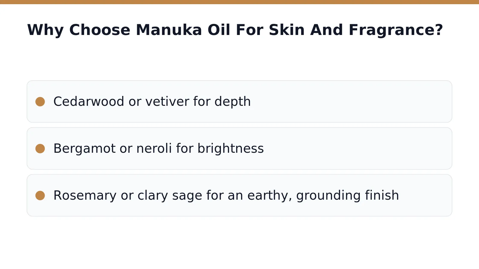 Why Choose Manuka Oil For Skin And Fragrance