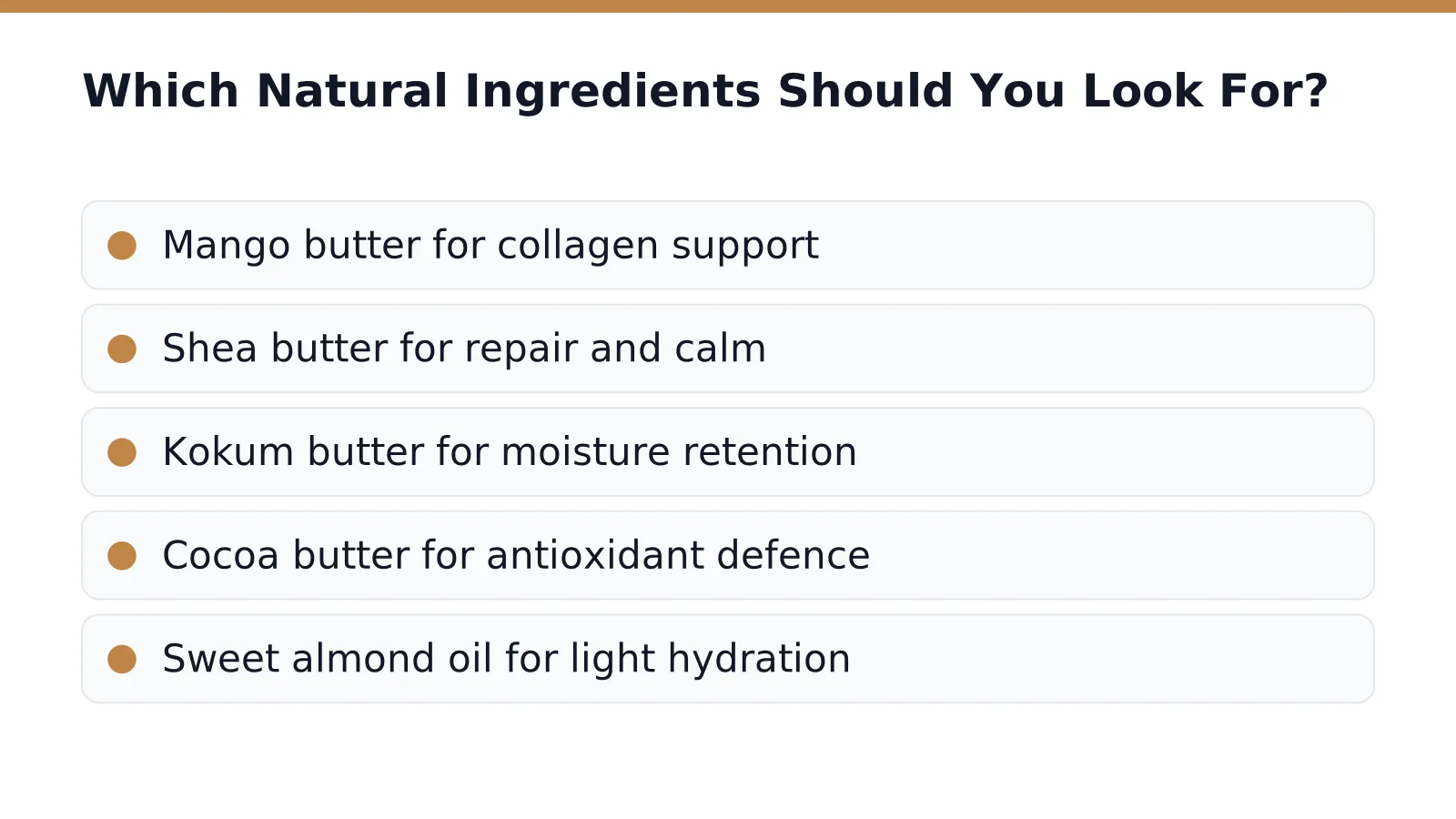 Which Natural Ingredients Should You Look