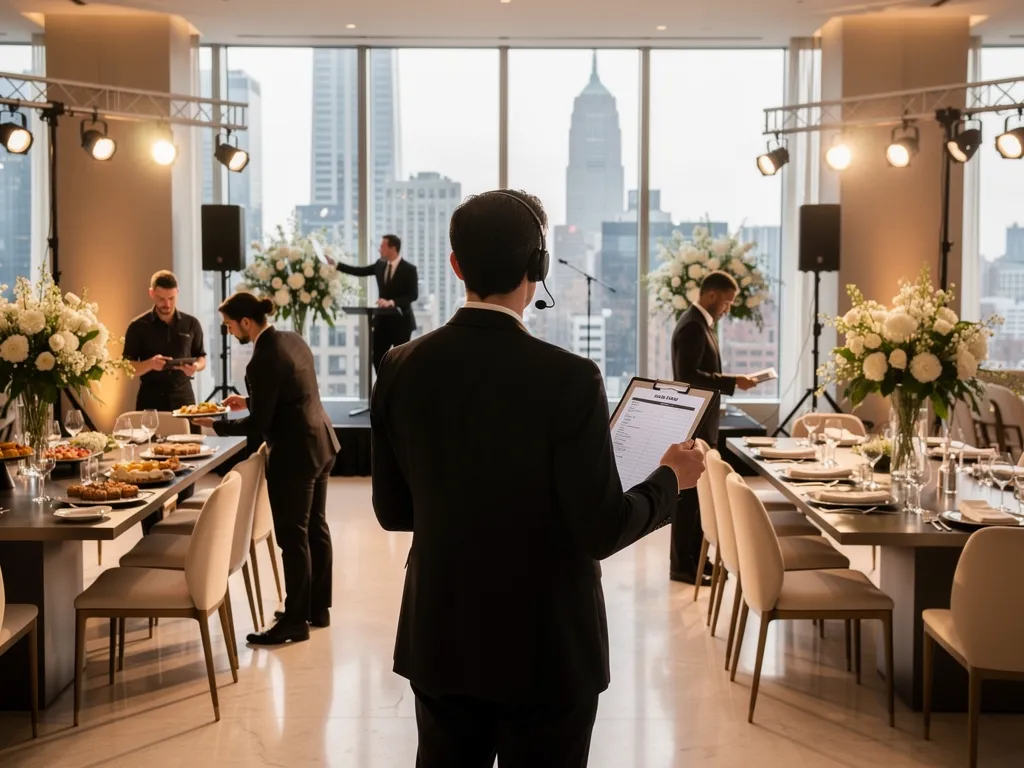 What does full-service private event planning include