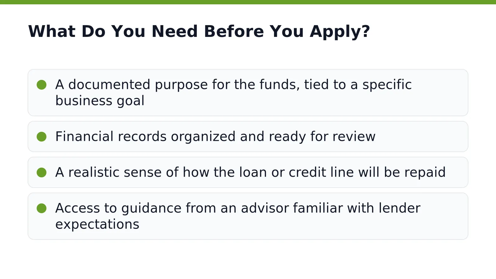 What Do You Need Before You Apply