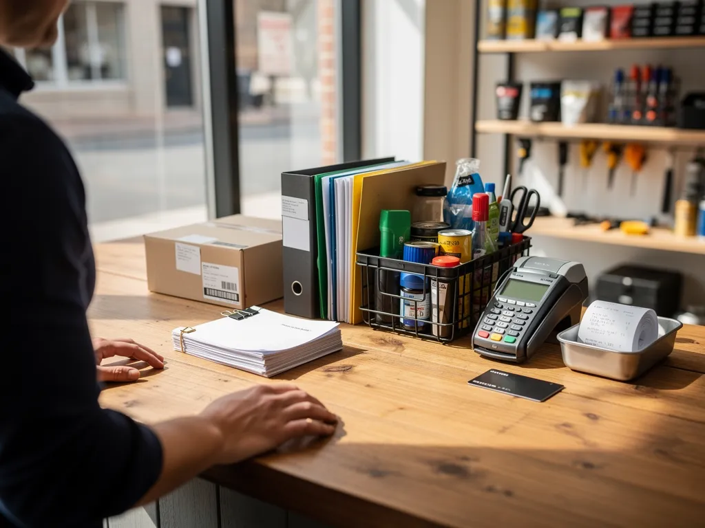 Term loan, line of credit, and business credit card icons compared side by side