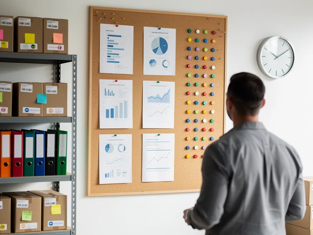 Business owner reviewing a credit report and score dashboard