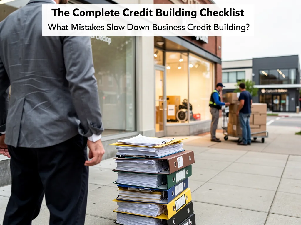 Advisor reviewing a business credit file to catch errors early