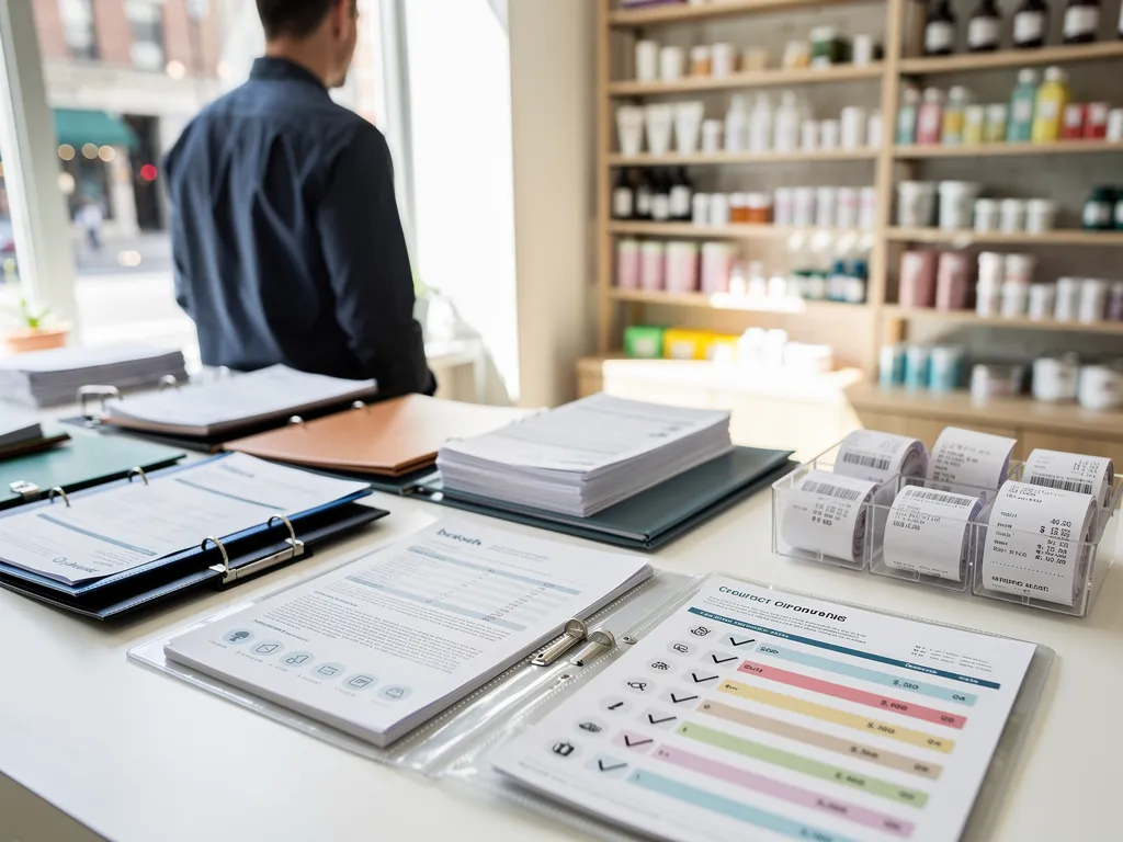 Vendor invoice and equipment lease paperwork reporting to credit bureaus