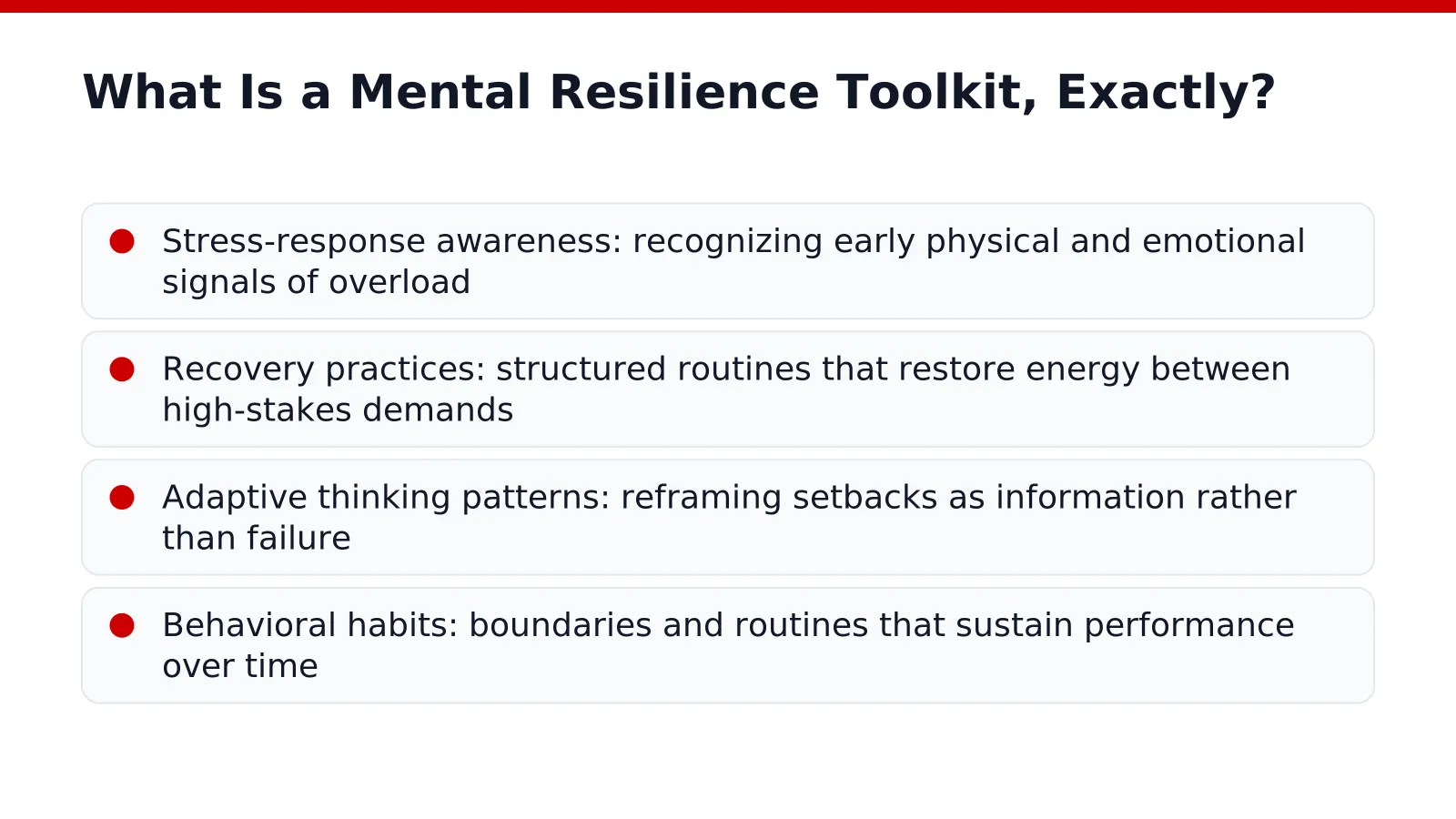 What Is a Mental Resilience Toolkit, Exactly