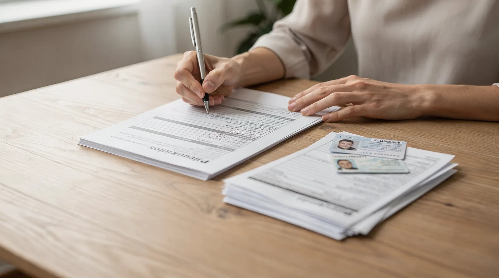 Applicant reviewing health history and income details on a life insurance form