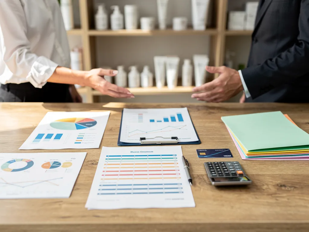 Credit analyst comparing payment history data against funding risk thresholds