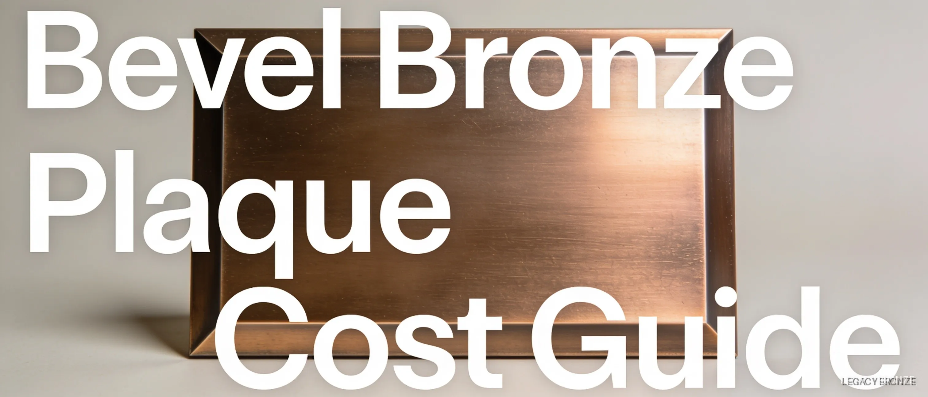 Bevel bronze plaques are one of several plaque styles offered, alongside flat, companion, and decorative