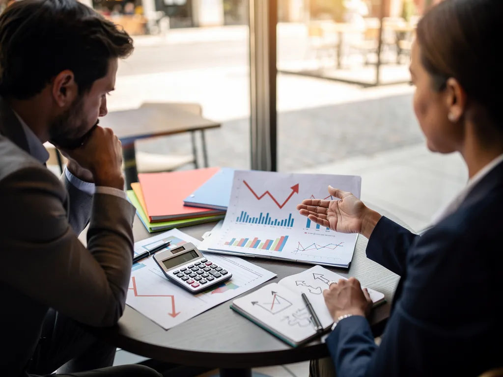 Warning signs checklist pointing to low credit score and loan denials