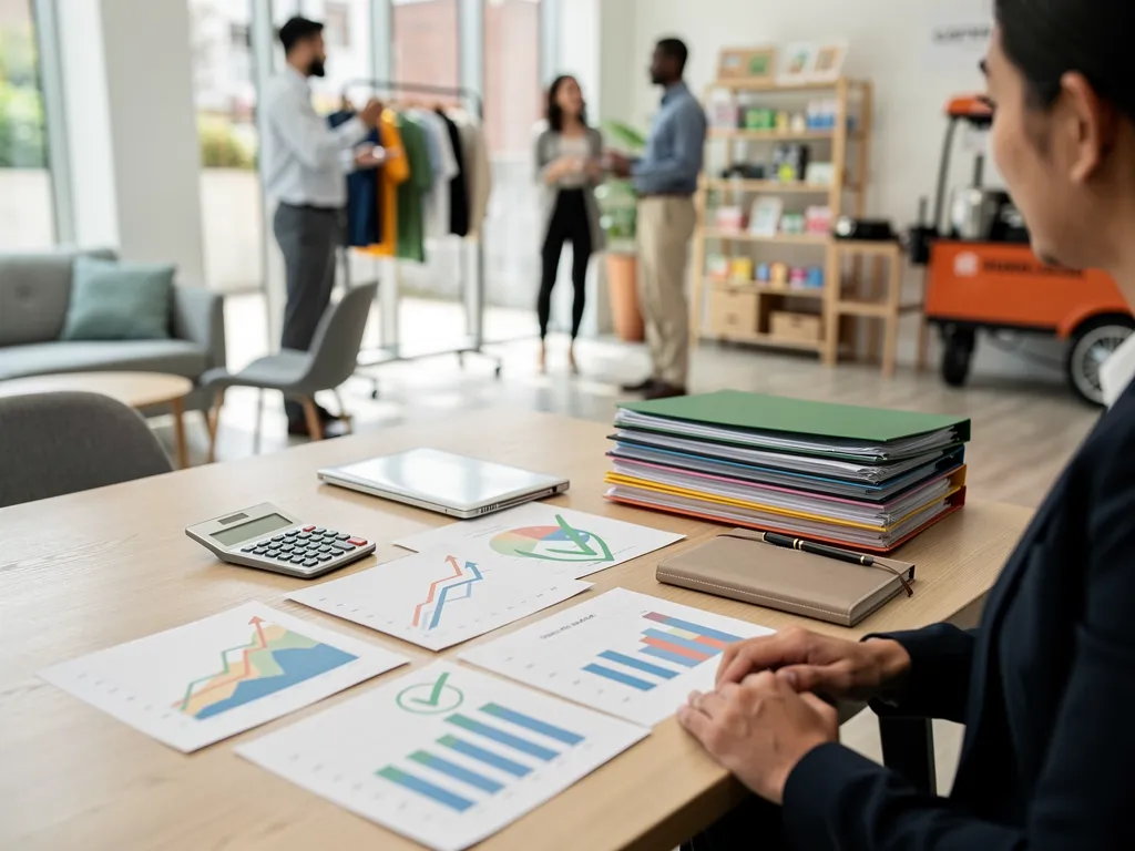 Graph showing a small business credit score climbing after coaching