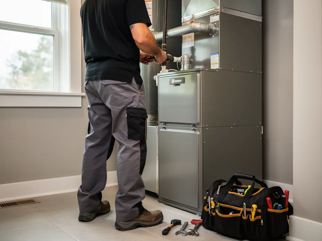 What does a professional furnace tune-up include in Elk Grove, California