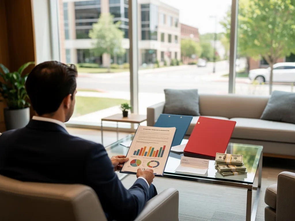 Small business owner signing a loan approved without a personal guarantee