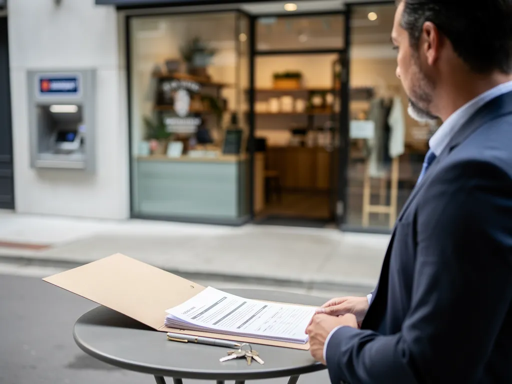 Lender and small business icons linked by an SBA guarantee