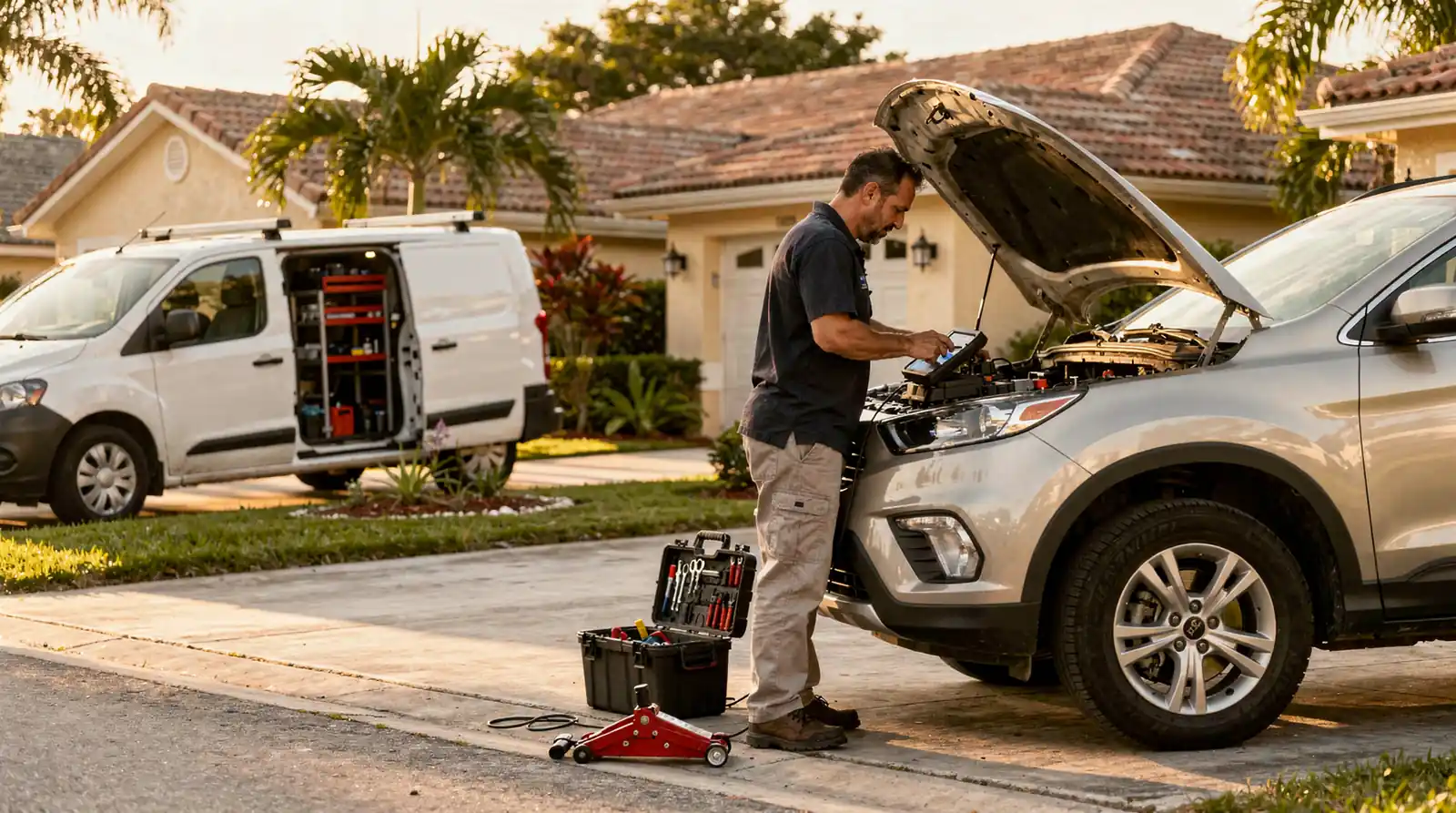 How Does Same-Day Mobile Auto Repair Work in Davie in Davie, Florida