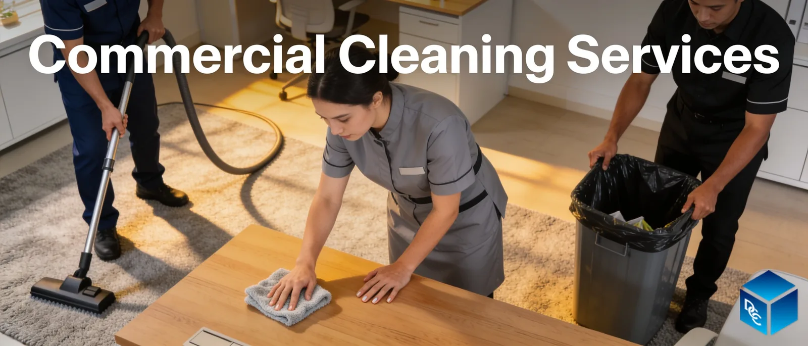 Commercial cleaning services cover a wide selection of tasks designed for business environments, including office