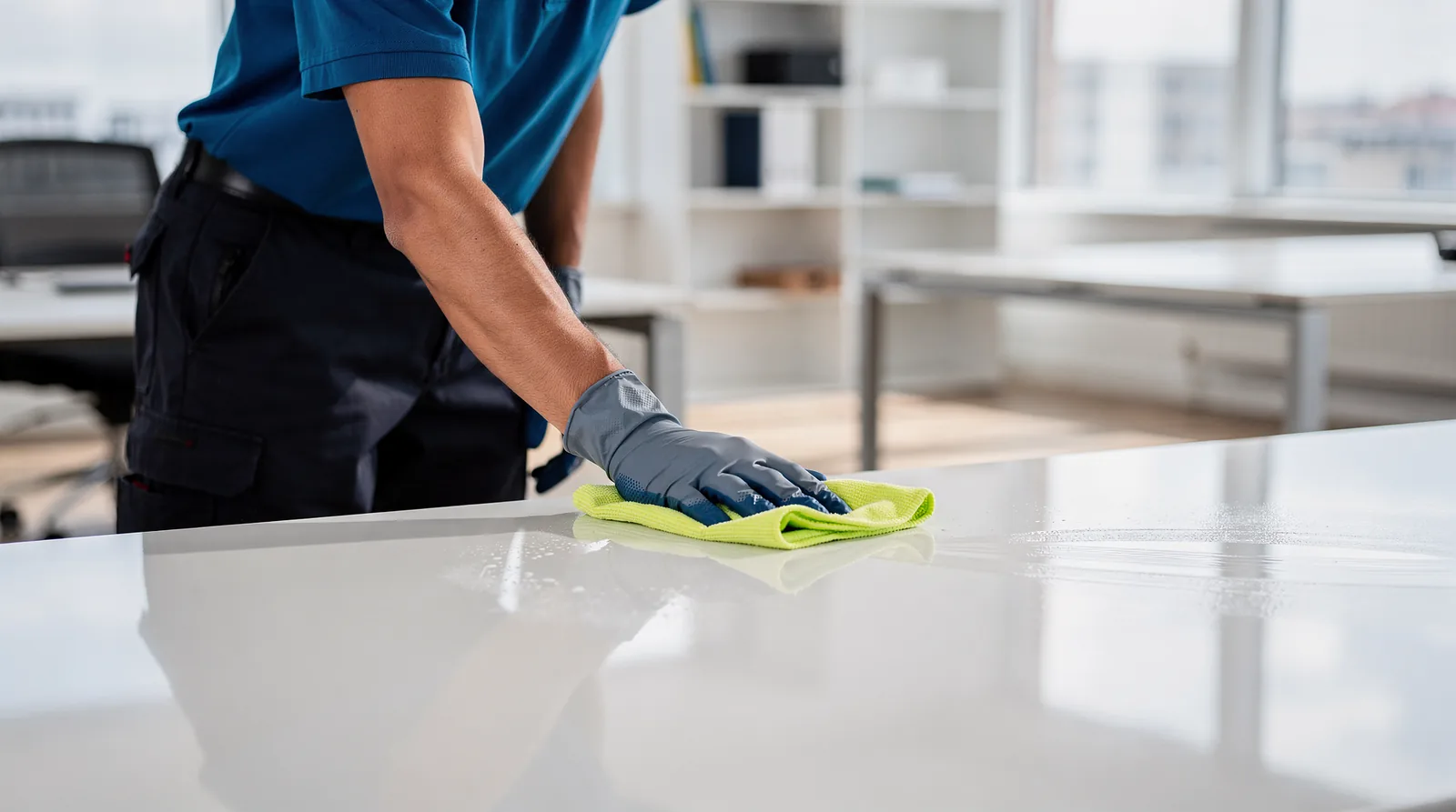 Workplaces with regular professional cleaning see fewer sick days, improved morale, and increased employee retention
