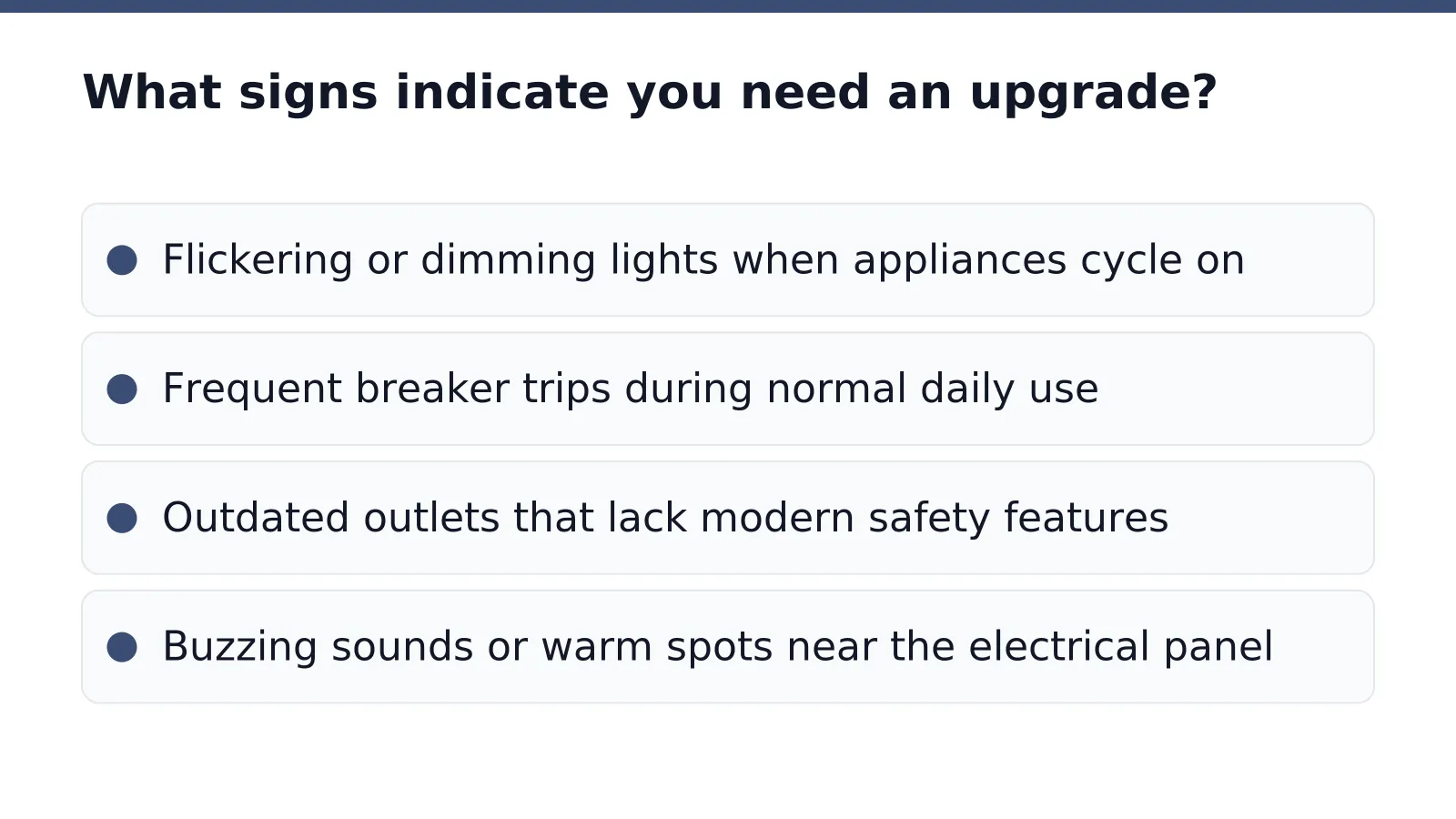 What signs indicate you need an upgrade in Waukee, Iowa