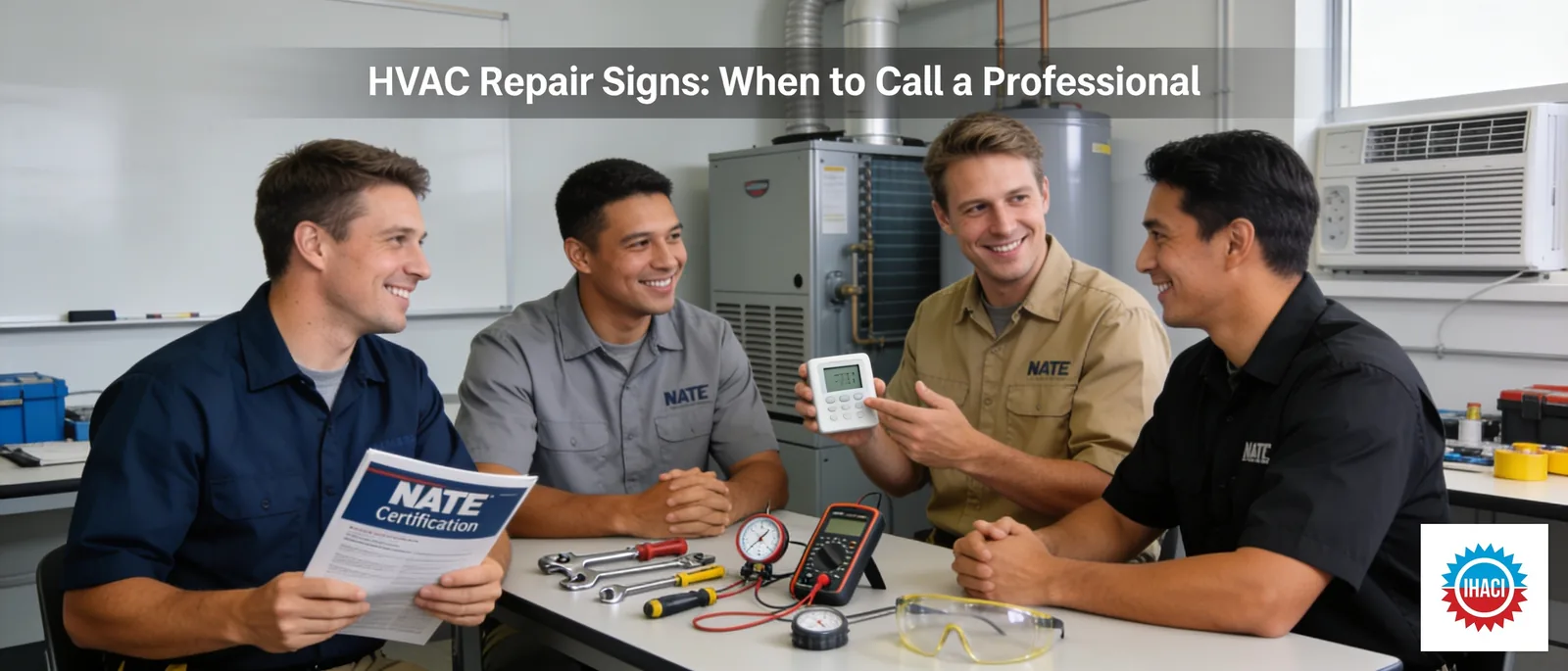 HVAC systems are complex assemblies of components that require professional expertise to service safely.; Setting
