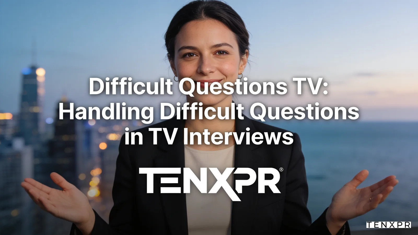 Careful planning before a TV interview allows even reactive appearances on negative stories to show