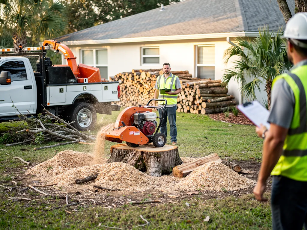 What Do Debris Hauling, Stump Grinding, and Permits Add to the Cost