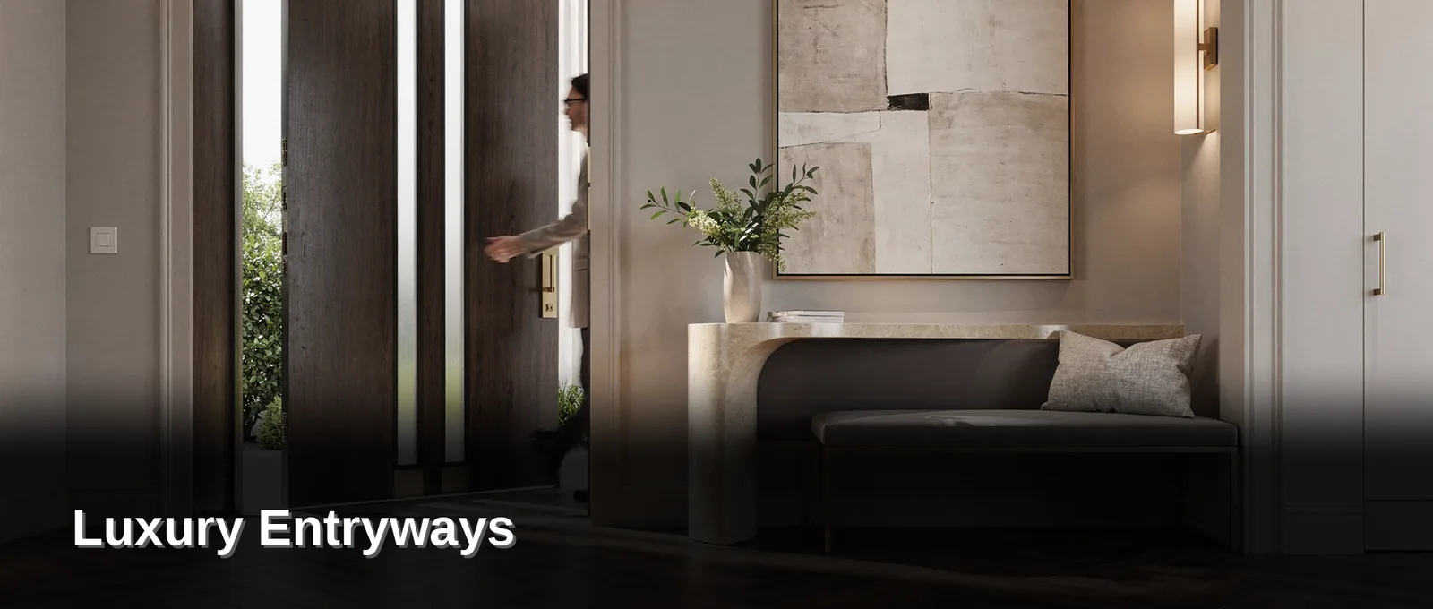 What defines a luxury entryway, Luxury Entryways