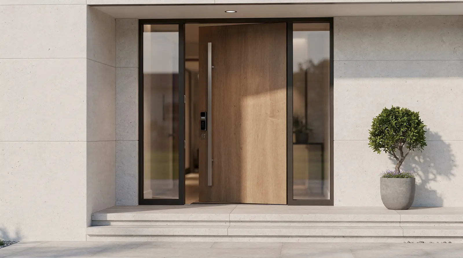 What should you look for in high end entry door design