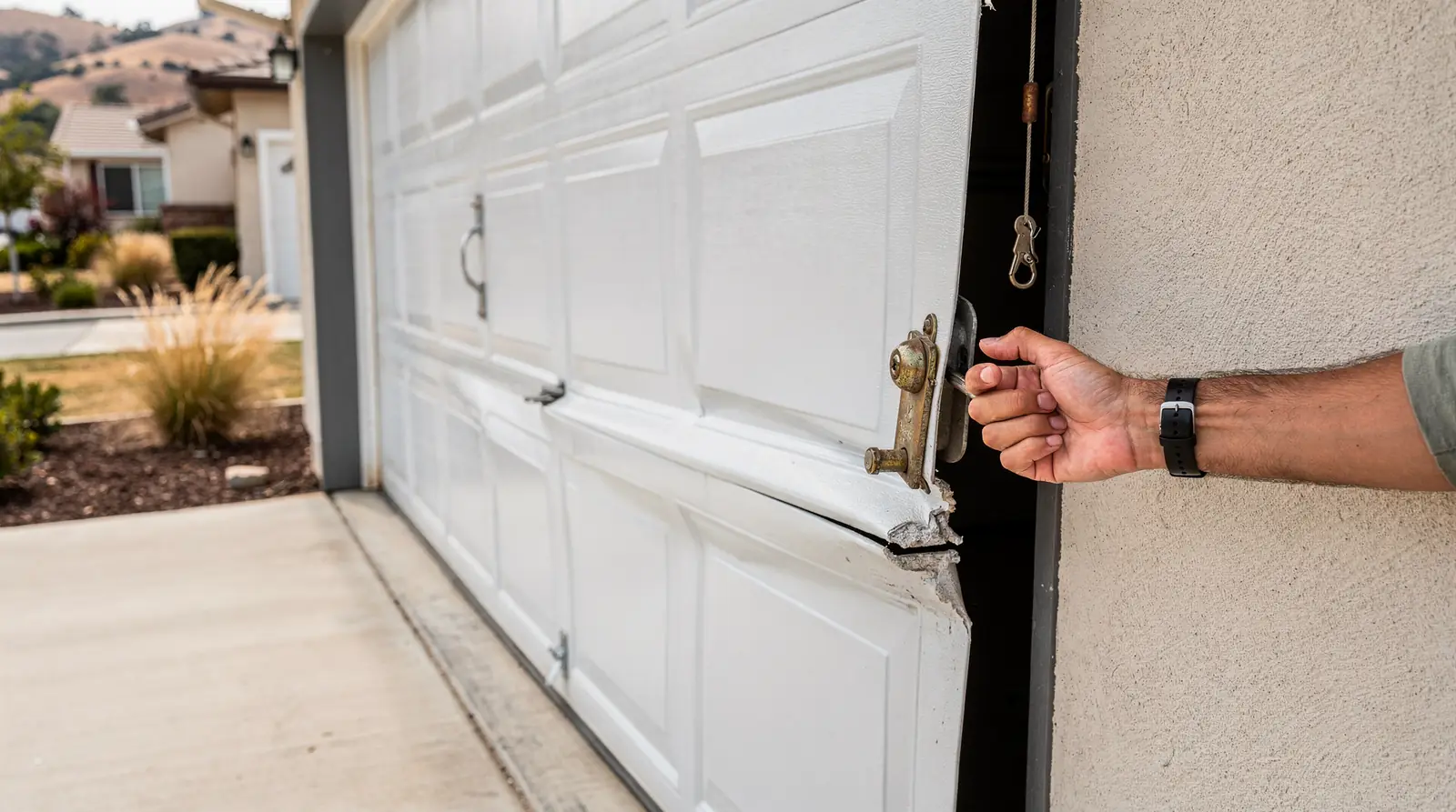 Homeowners in Thousand Oaks need to ensure their garage door is heavy-duty and not easily