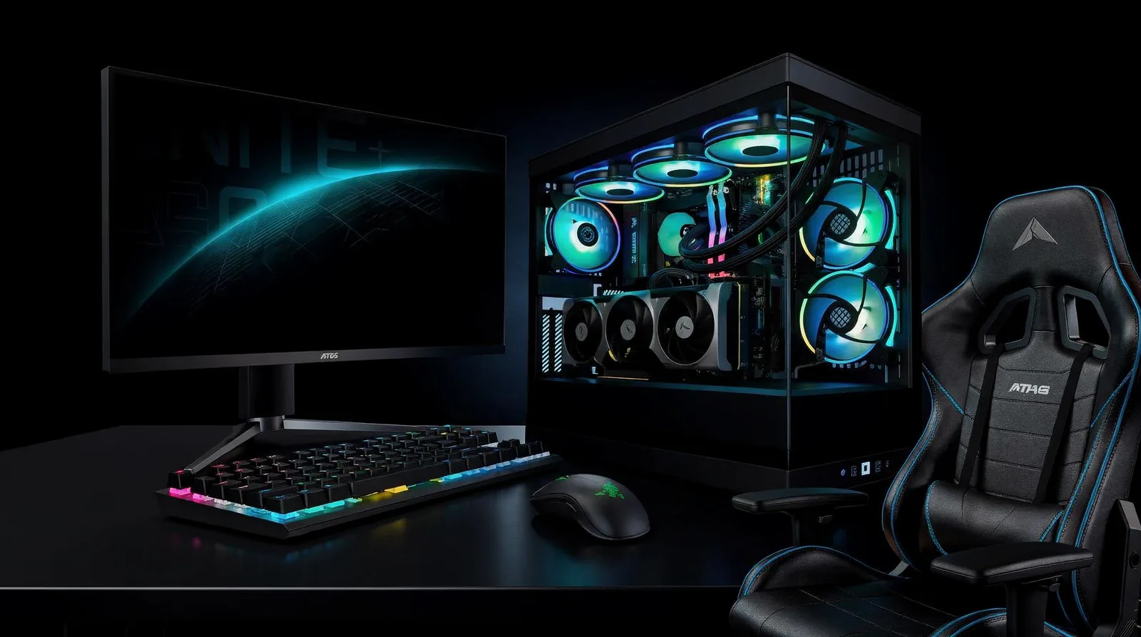 Case selection should account for motherboard size and cooling/fan clearance to support long-term upgrades; ATX