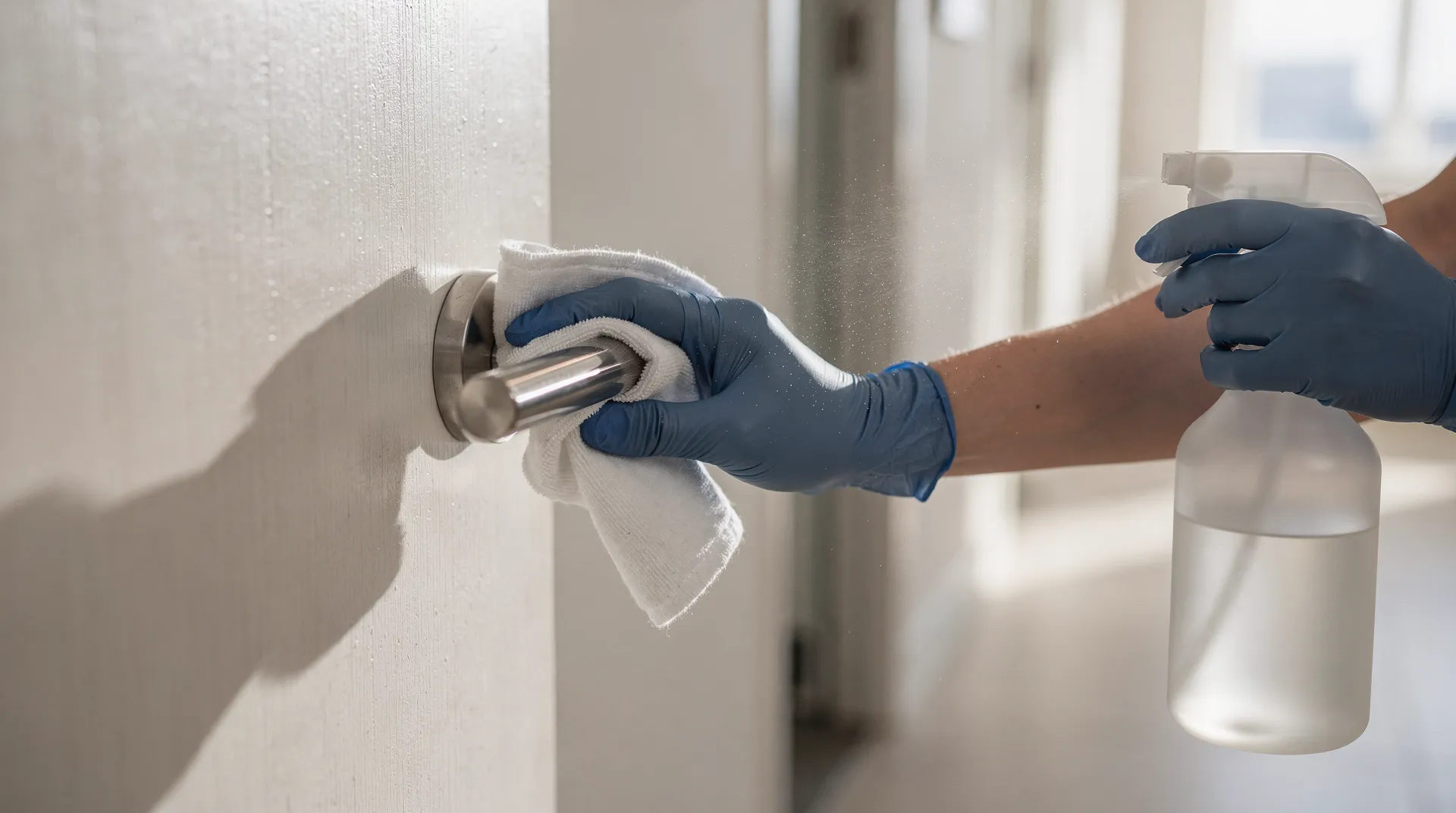 Sanitizing reduces germs on inanimate surfaces to levels considered safe by public health codes