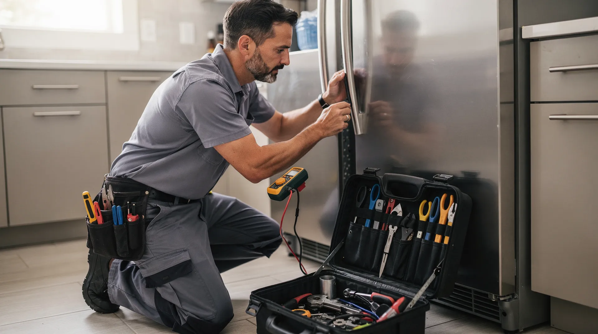 Appliance repair technicians must hold special education and licenses, particularly for gas appliance work