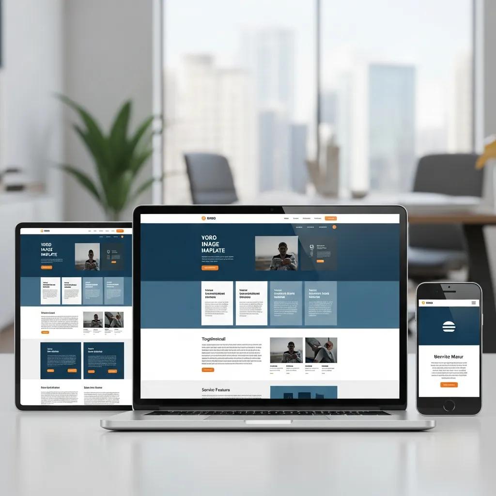 Template previews shown across desktop and mobile devices Template previews shown across desktop and mobile devices