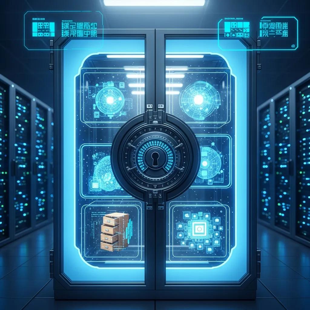 Illustration representing secure retention and deletion of data