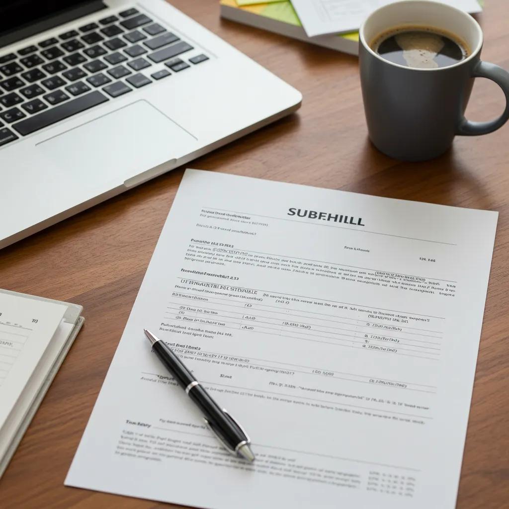 Workspace with a superbill document and laptop, highlighting the process of obtaining therapy reimbursement Workspace with a superbill document and laptop, highlighting the process of obtaining therapy reimbursement