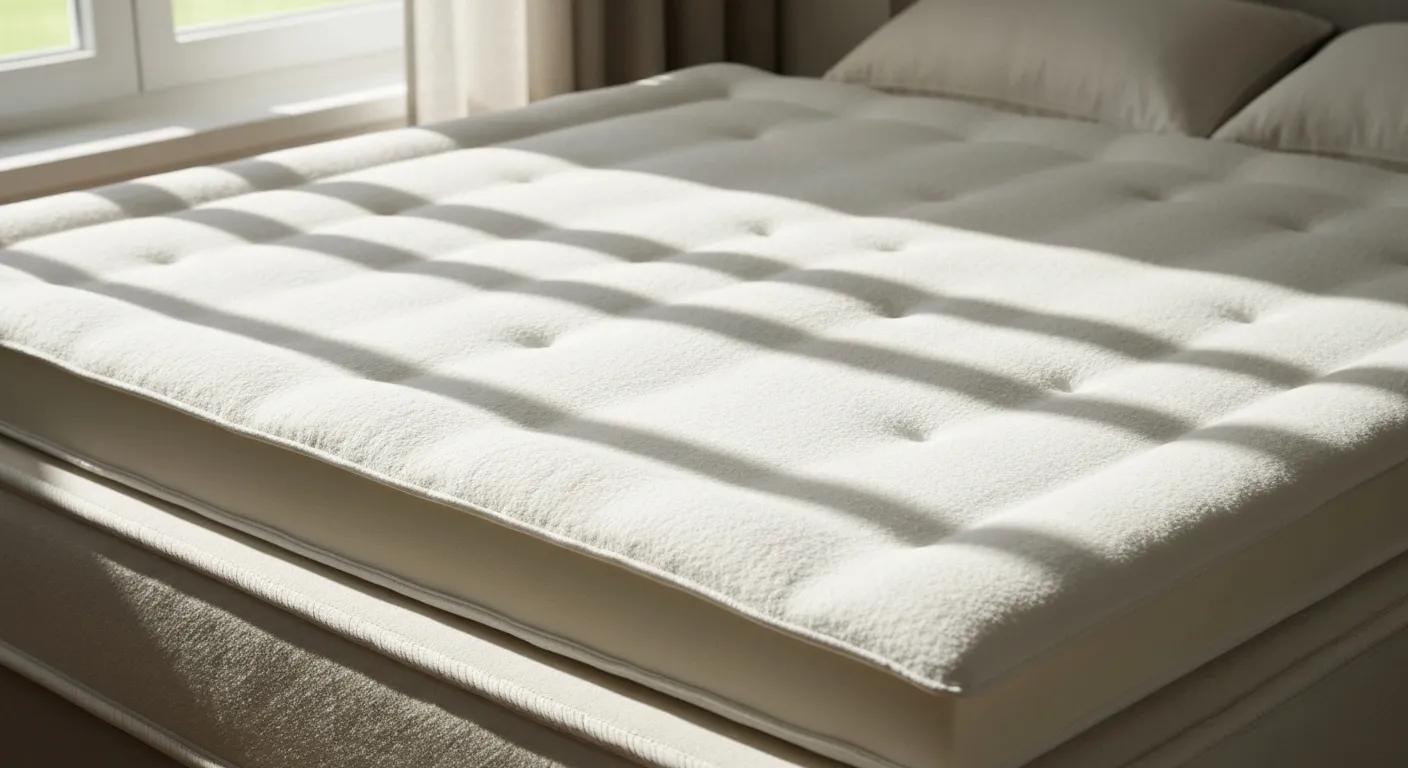 Luxurious mattress topper enhancing comfort and extending mattress life