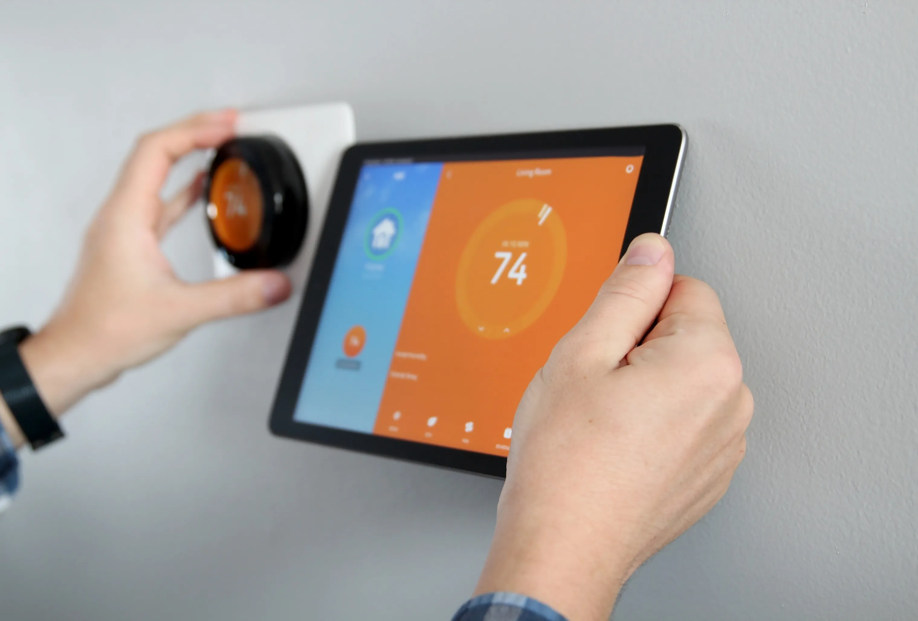Modern home energy-saving tips illustration