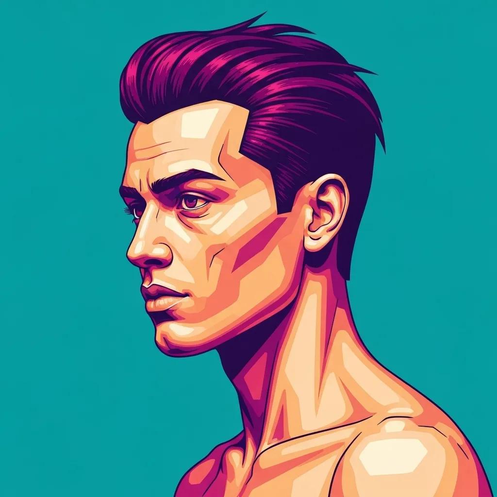 Individual undergoing a field sobriety test with an observing officer