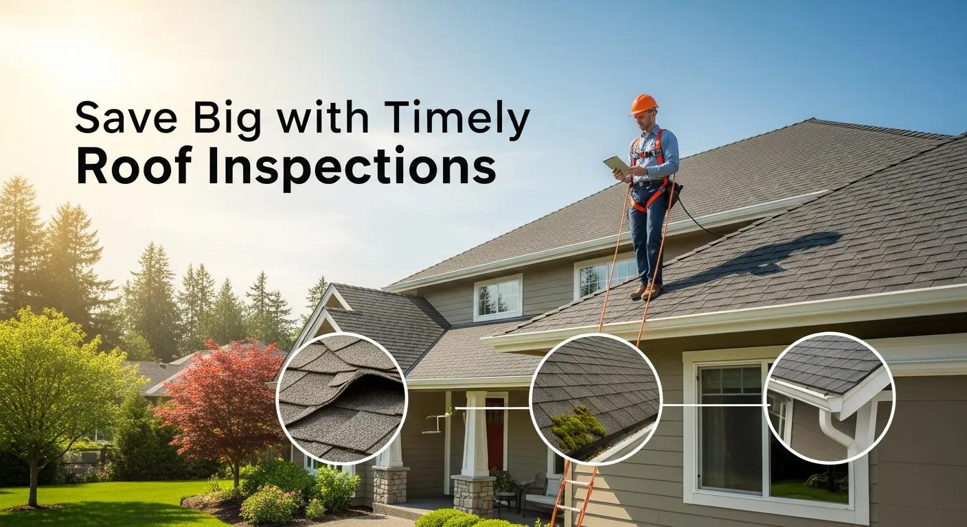 Timely roof inspections prevent costly, hidden damage