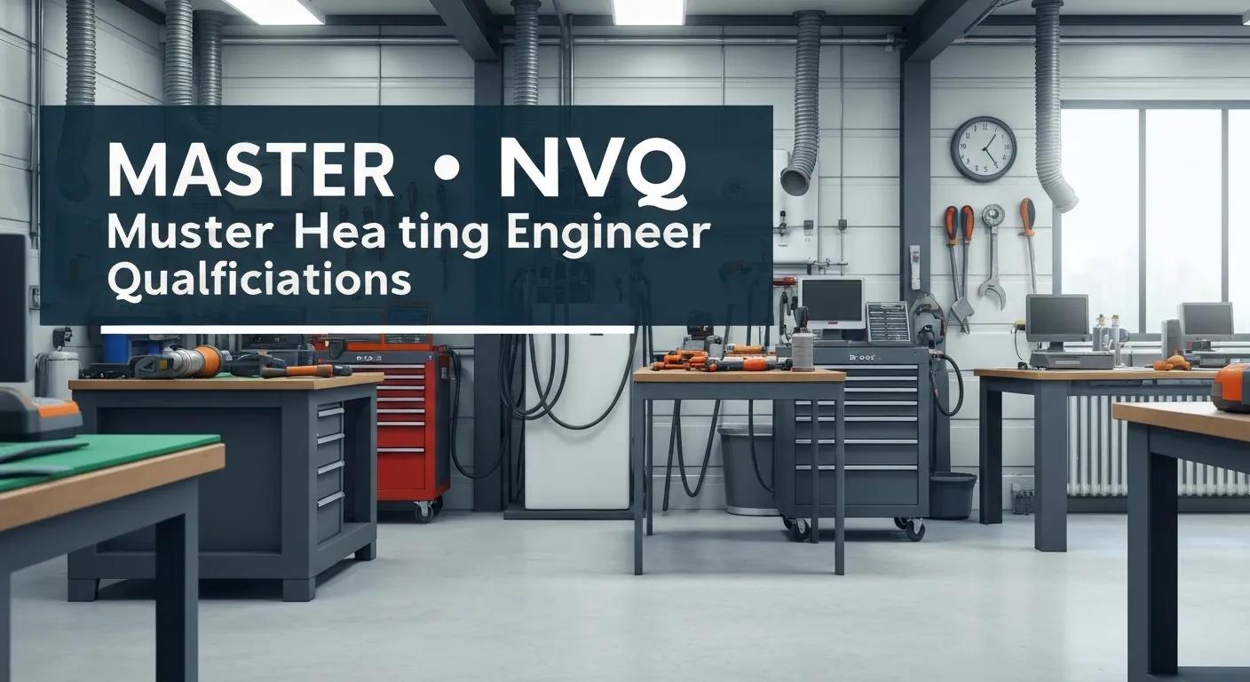 A qualified heating engineer at work, symbolising NVQ expertise and reliability.