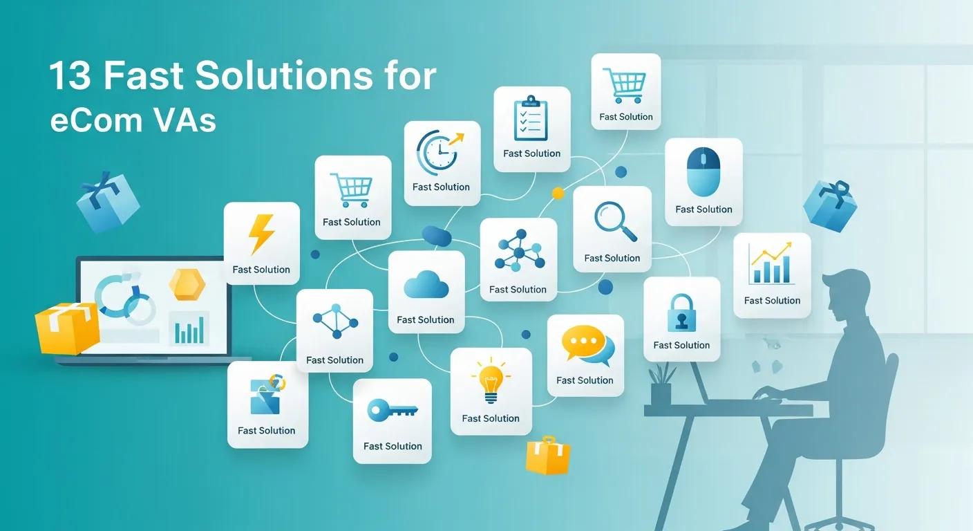 Cover: 13 quick ecommerce VA fixes