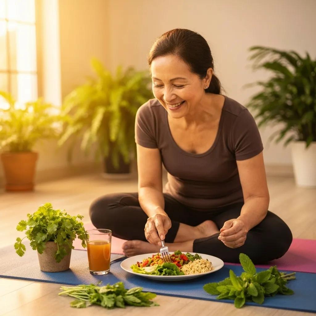 Healthy meal with fresh ingredients representing the benefits of Panchakarma therapy