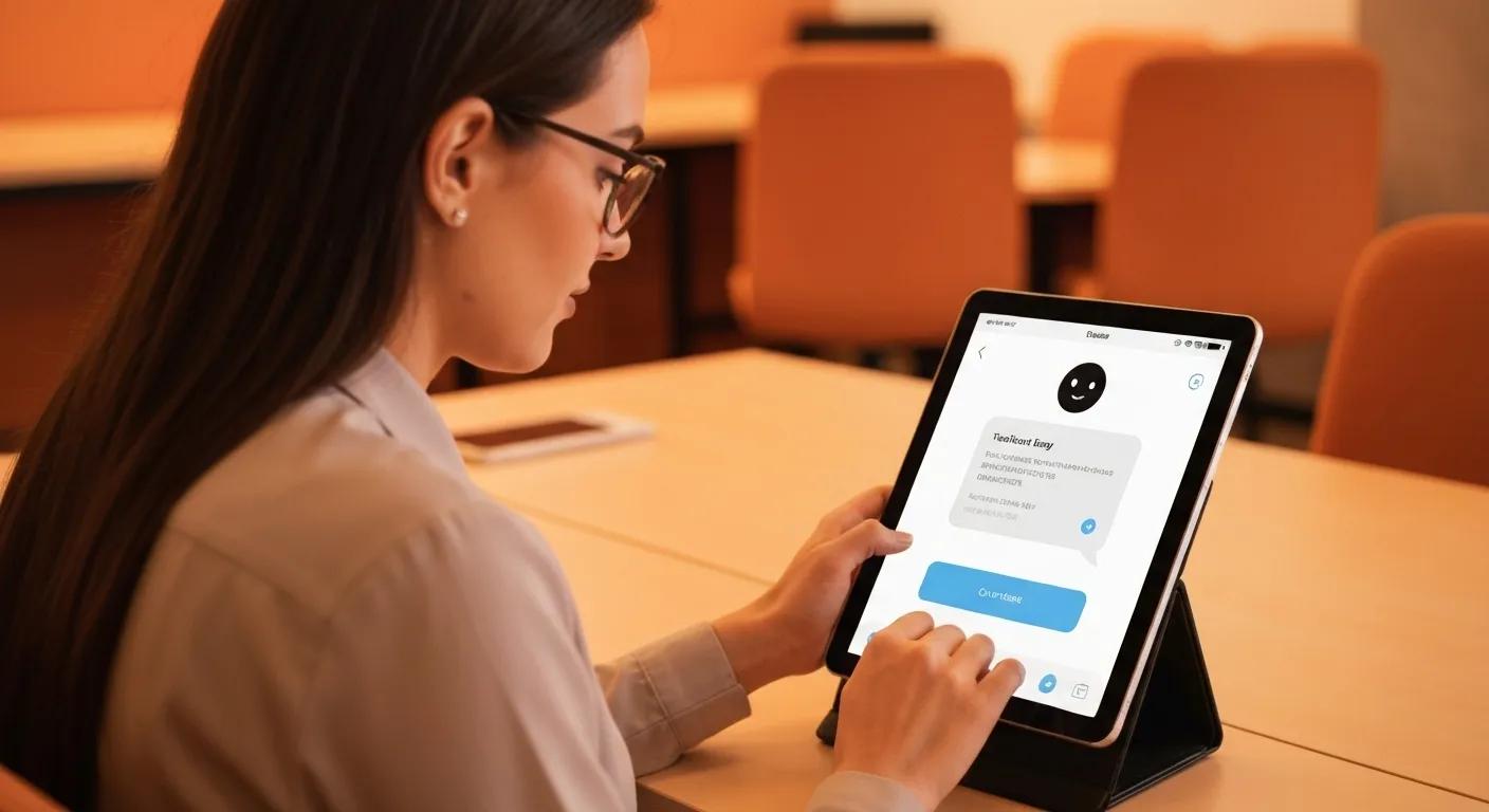 Customer interacting with AI-driven chatbot, showcasing enhanced customer experience Customer interacting with AI-driven chatbot, showcasing enhanced customer experience