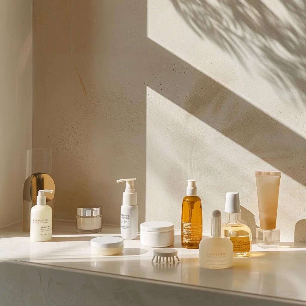 Skincare products for aftercare following microdermabrasion, emphasizing healing and protection