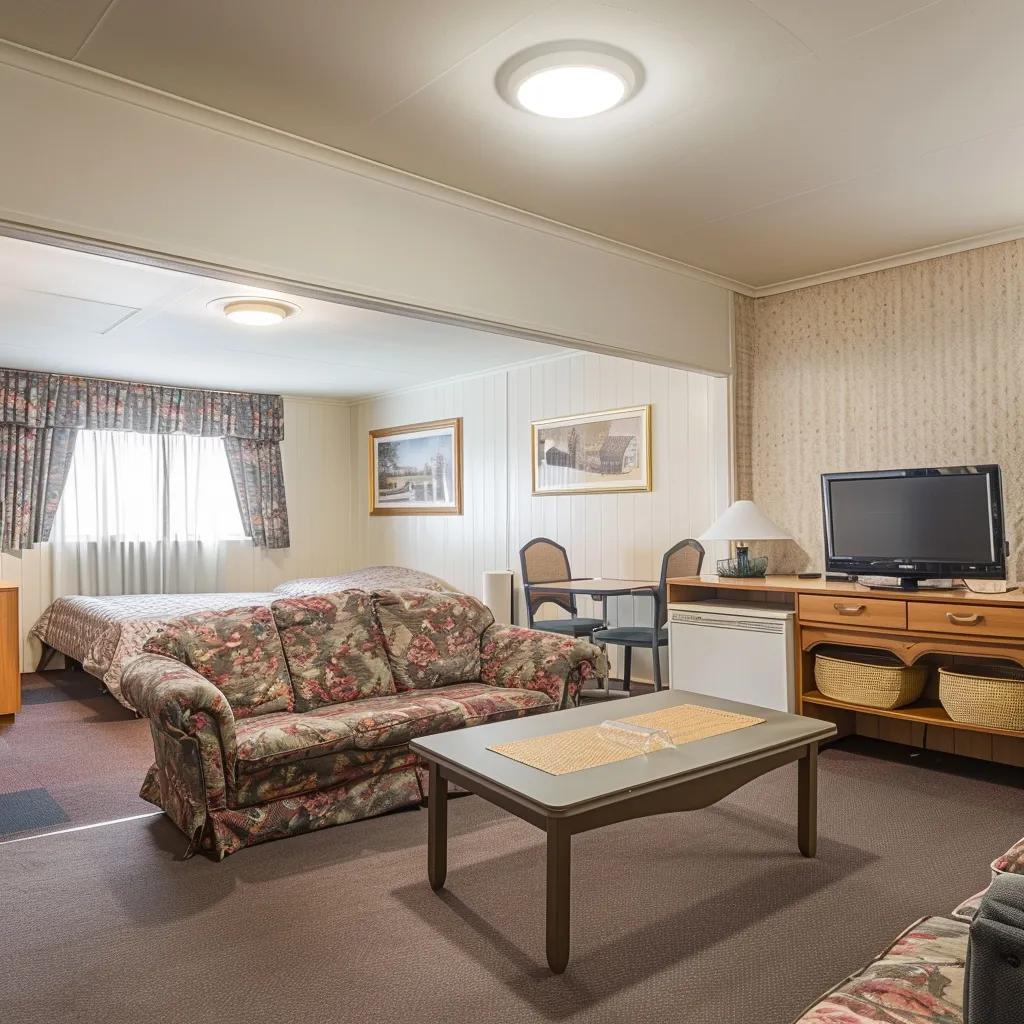 Spacious family suite at Jolly Swagman Motor Inn, designed for group travelers