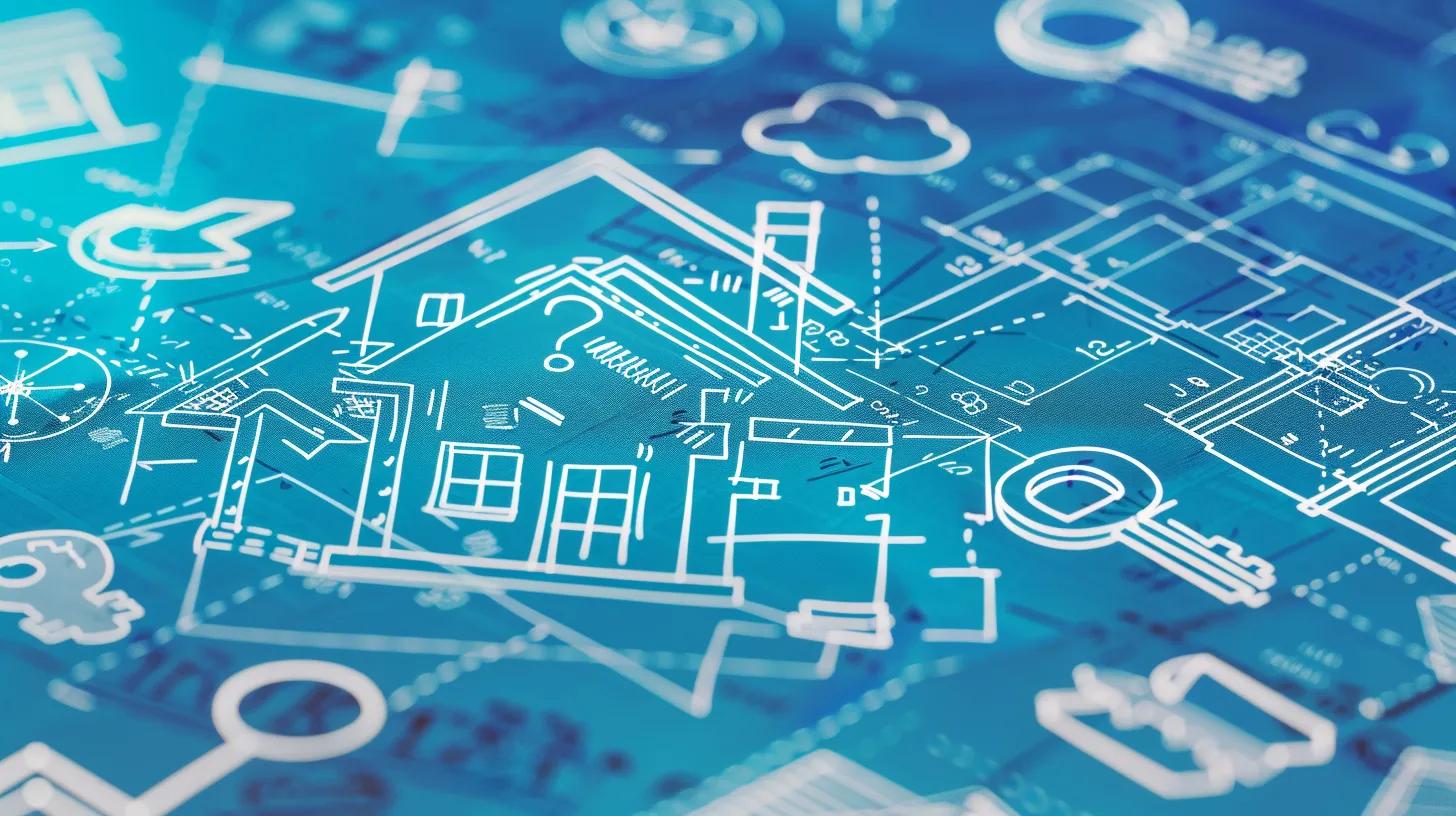 A conceptual, graphic-style image with question marks and thought bubbles. The background could be a light blueprint design, and the foreground features simple icons representing a house, a commercial building, and a set of keys, symbolizing the answers to common questions about different types of projects.