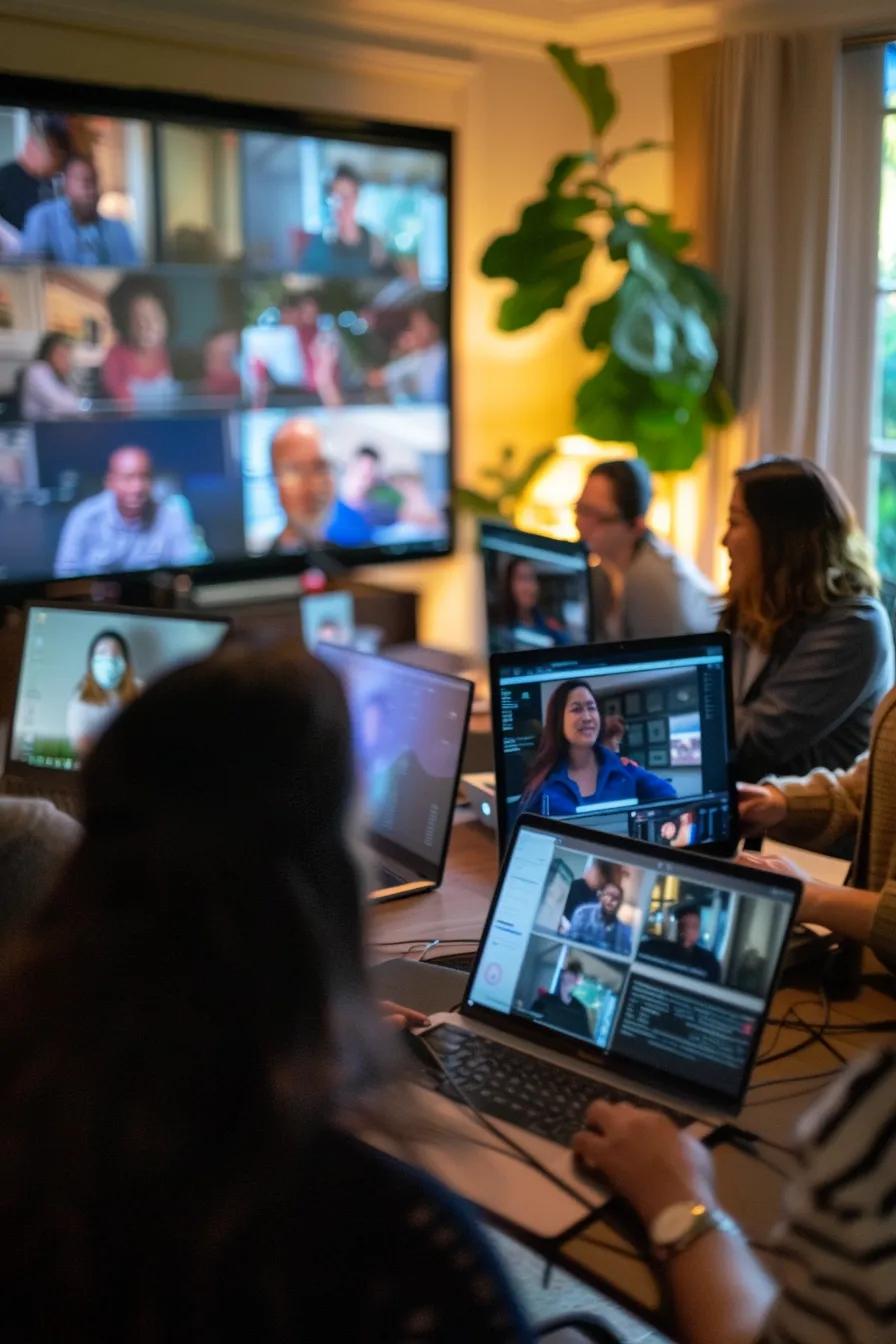 A dynamic scene from a live Zoom class for the 5-Hour Pre-Licensing Course, showcasing interactive learning and active student engagement.