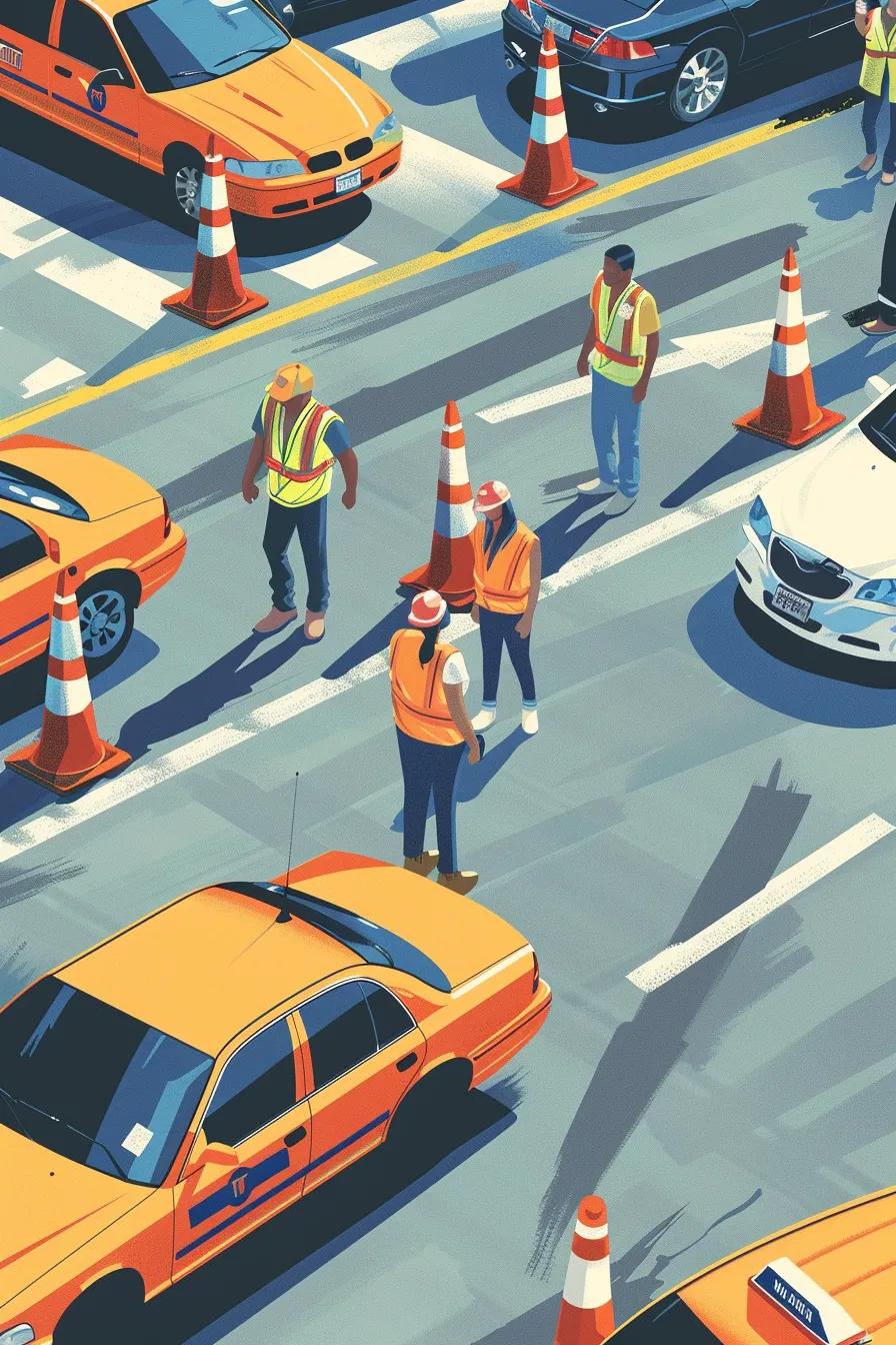 An illustration depicting various driver categories who are required to complete the NY 5-Hour Pre-Licensing Course, emphasizing the importance of educational engagement.